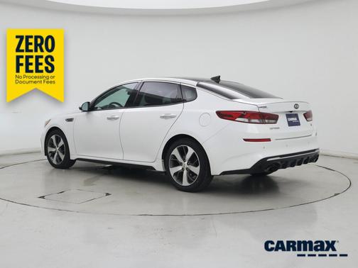 White 2019 Kia Optima S