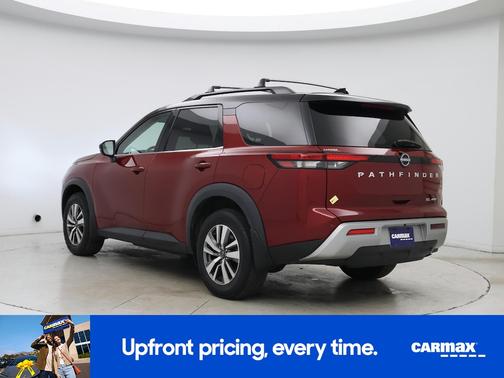 Red 2022 Nissan Pathfinder SL