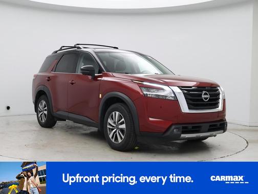 Red 2022 Nissan Pathfinder SL