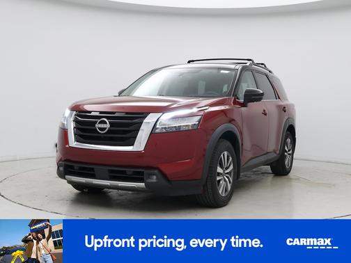 Red 2022 Nissan Pathfinder SL