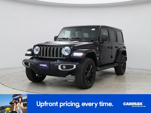 Black 2024 Jeep Wrangler 4xe Sahara