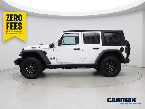 White 2024 Jeep Wrangler 4xe Willy's