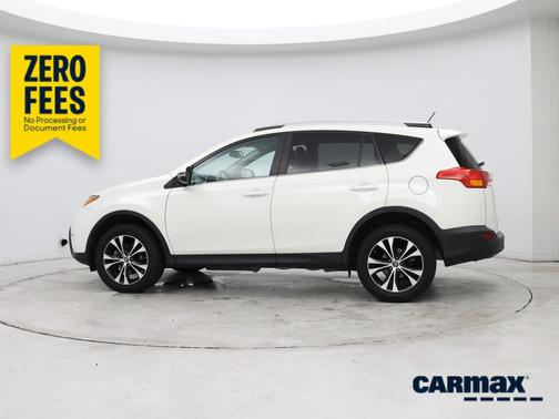 White 2015 Toyota RAV4 Limited
