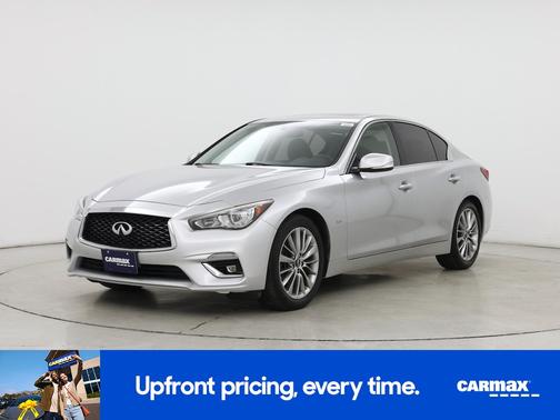 Silver 2018 INFINITI Q50 Luxe