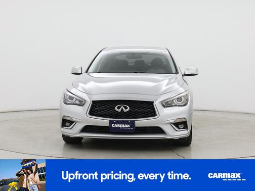 Silver 2018 INFINITI Q50 Luxe