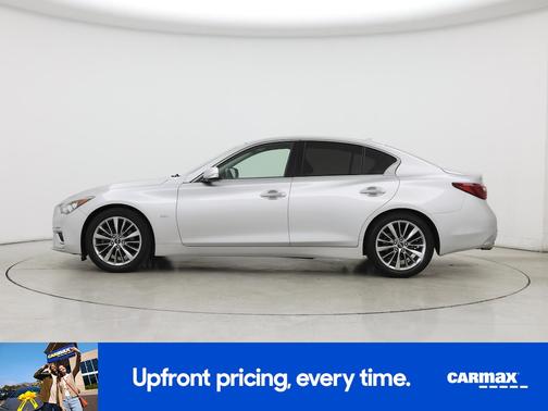 Silver 2018 INFINITI Q50 Luxe
