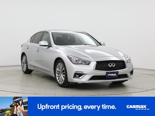 Silver 2018 INFINITI Q50 Luxe