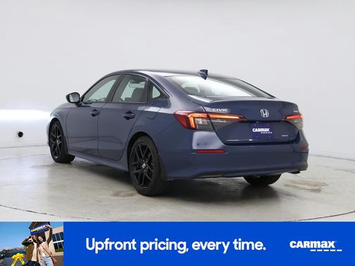 Blue 2025 Honda Civic Hybrid Sport