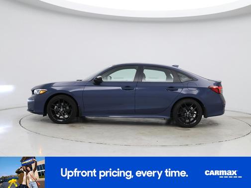 Blue 2025 Honda Civic Hybrid Sport