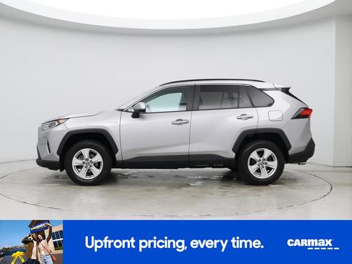 Silver 2021 Toyota RAV4 Hybrid XLE