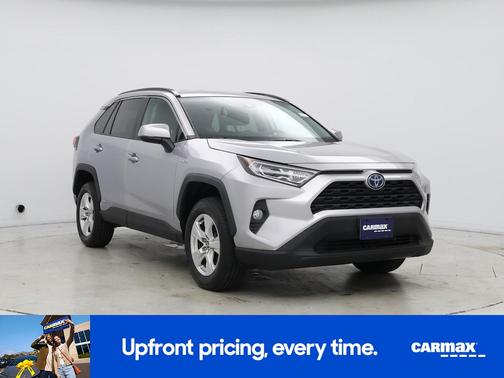 Silver 2021 Toyota RAV4 Hybrid XLE