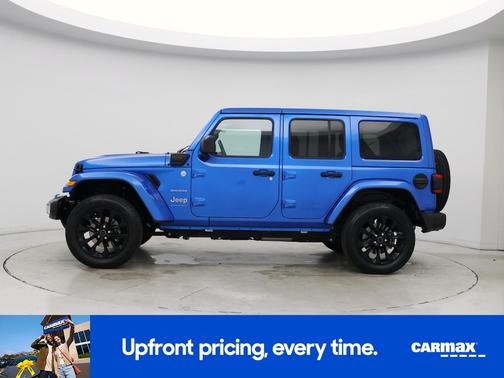 Blue 2024 Jeep Wrangler 4xe Sahara