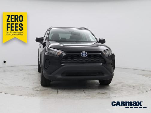 Black 2021 Toyota RAV4 Hybrid LE