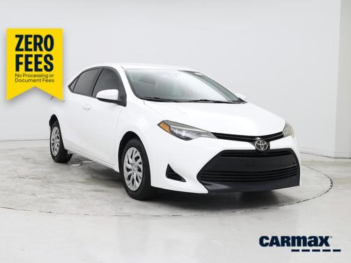 White 2017 Toyota Corolla LE