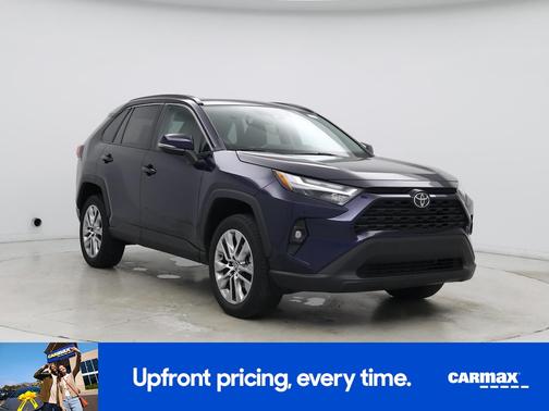 Blue 2022 Toyota RAV4 XLE Premium