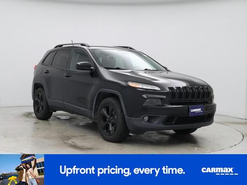 Black 2015 Jeep Cherokee Altitude