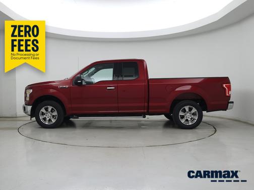Red 2016 Ford F-150 XLT