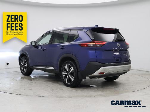 Blue 2023 Nissan Rogue Platinum