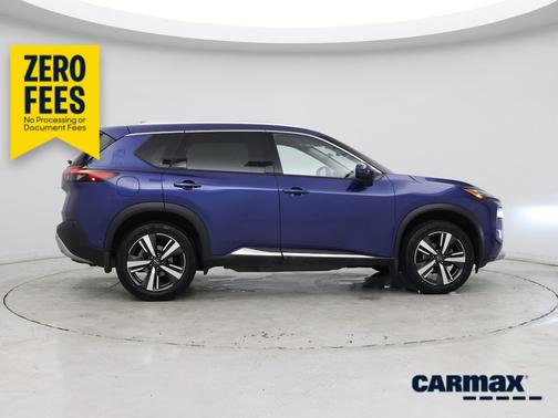 Blue 2023 Nissan Rogue Platinum