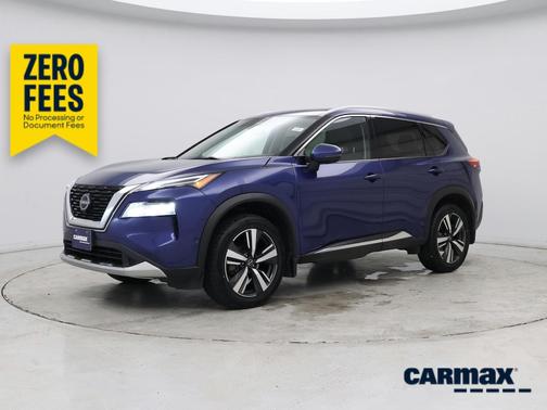 Blue 2023 Nissan Rogue Platinum