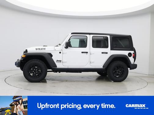 White 2021 Jeep Wrangler Unlimited Willys