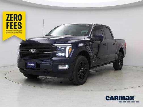 Blue 2024 Ford F-150 Platinum
