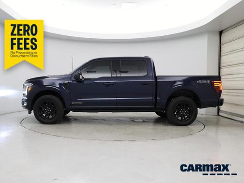 Blue 2024 Ford F-150 Platinum