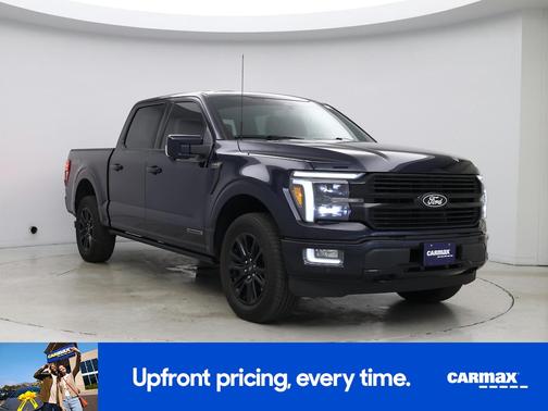 Blue 2024 Ford F-150 Platinum