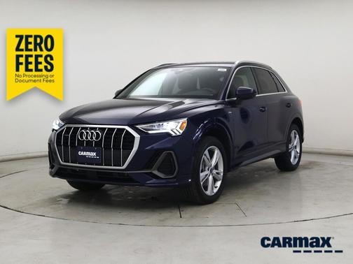 Blue 2023 Audi Q3 S-Line Premium