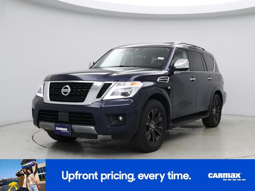 Blue 2020 Nissan Armada Platinum