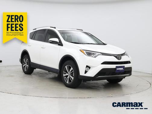 White 2017 Toyota RAV4 XLE