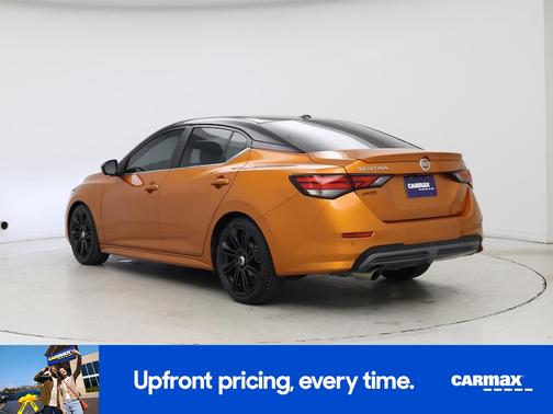 Orange 2021 Nissan Sentra SR