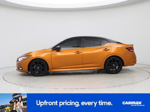 Orange 2021 Nissan Sentra SR