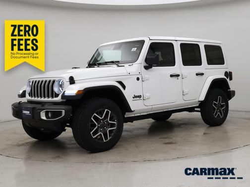 White 2025 Jeep Wrangler Sahara