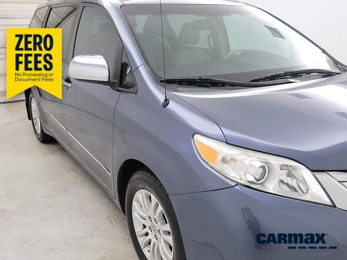 Blue 2014 Toyota Sienna XLE