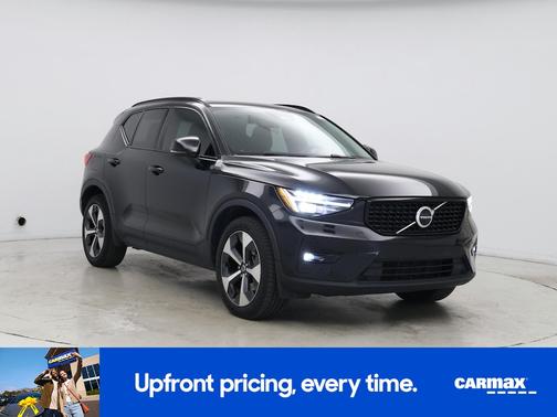 Black 2023 Volvo XC40 B5 Ultimate Dark Theme