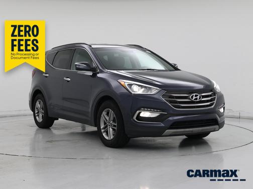 Blue 2017 Hyundai Santa Fe Sport