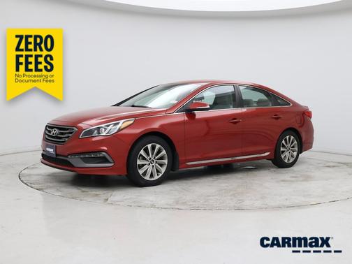 Red 2017 Hyundai SONATA Sport