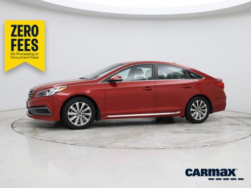 Red 2017 Hyundai SONATA Sport