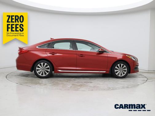 Red 2017 Hyundai SONATA Sport
