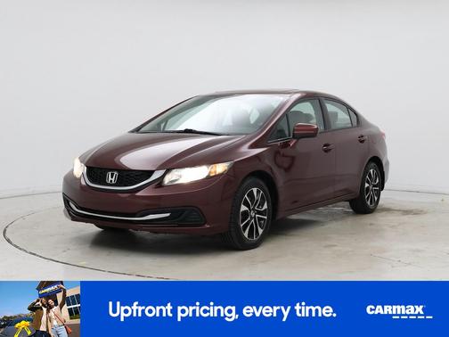 Burgundy 2014 Honda Civic EX