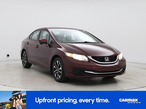 Burgundy 2014 Honda Civic EX