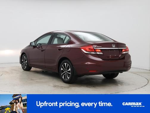 Burgundy 2014 Honda Civic EX