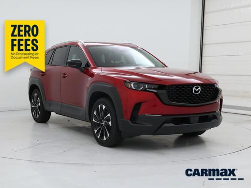 Red 2025 Mazda CX-50 Hybrid Premium Plus