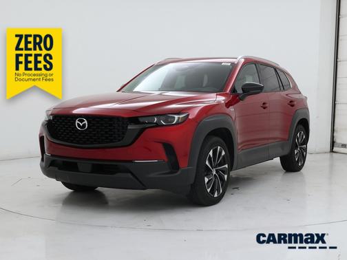Red 2025 Mazda CX-50 Hybrid Premium Plus