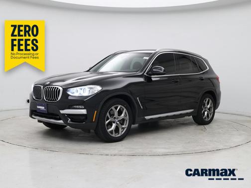 Black 2020 BMW X3 XDrive30i