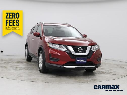 Red 2020 Nissan Rogue SV