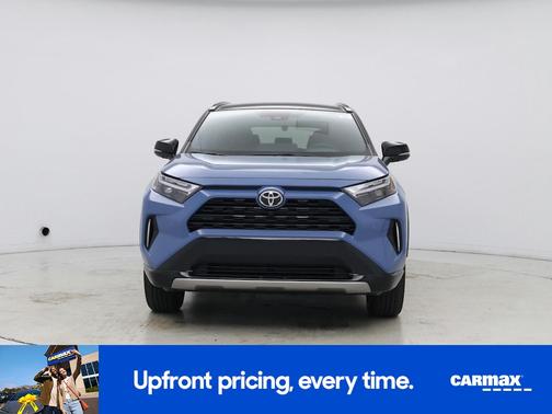 Blue 2025 Toyota RAV4 Hybrid XSE