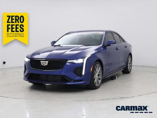 Blue 2020 Cadillac CT4 V