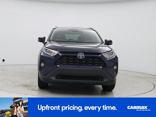 Blue 2021 Toyota RAV4 Hybrid XLE Premium